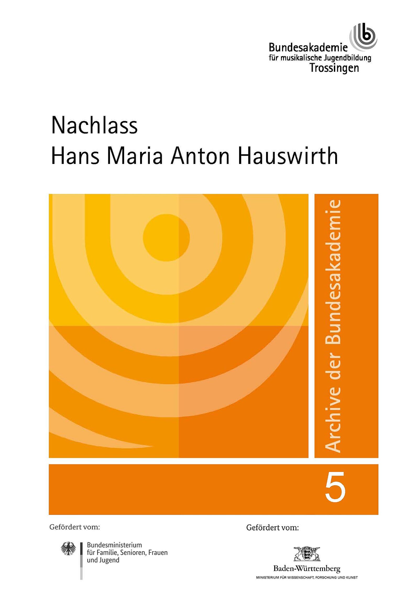 Nachlass Hans Maria Anton Hauswirth